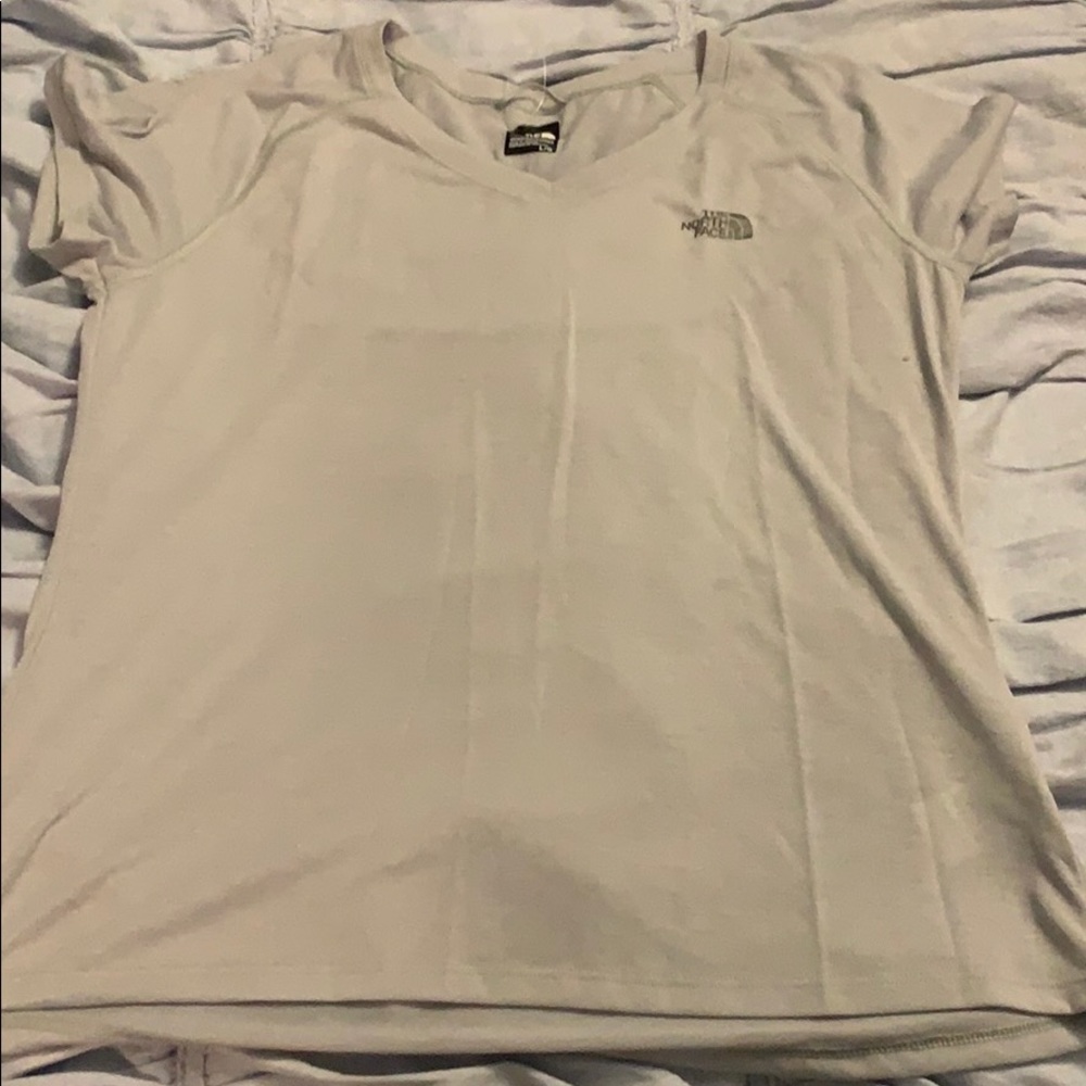 North face light grey shirt sleeve